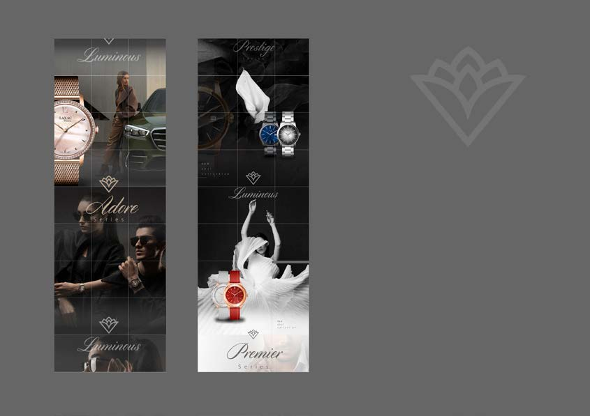 LAXMI luxury watch social campaign
